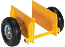 Steel Adjustable Panel Dolly With Pneumatic Wheels