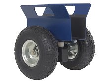 Steel Heavy Duty Adjustable Panel Dolly Pneumatic Wheels