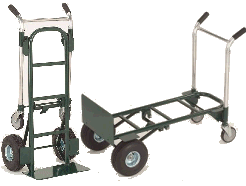 Hand Trucks R Us - Heavy Duty Steel Platform Cart 8 inch Pneumatic Wheels -  Item: SD2436N8