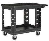 Large Commercial Utility Cart - Heavy Duty - 500 Pounds Load Capacity