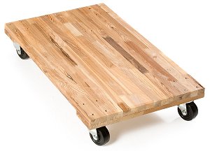 EZ Roll Solid Deck Hard Wood Moving Dollie