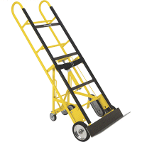 Steel Appliance Dolly with Swing Out and Ratchet Strap