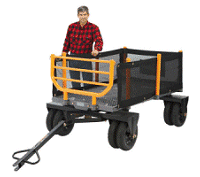 Bannon 3-in-1 Convertible Logging Wagon — 1,800-Lb. Capacity