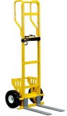 American Cart Tall Fork Hand Truck with Looped Handles