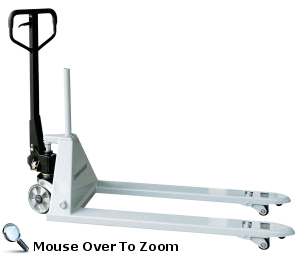 Roughneck Pallet Truck with Shrink Wrap Holder -  8,000-Lb.