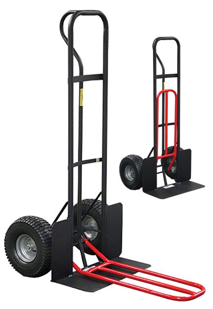 Boss Hoss Heavy Duty P-Handle Hand Truck with Nose Plate Extension – SKU: 49978