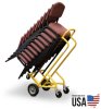 American Cart Stackable Chair Cart – 5 wheel