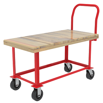 Work Height Platform Truck  - Wood Deck 24 x 48