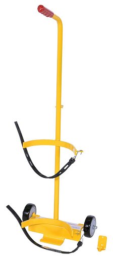 Steel Fire Extinguisher Carrier 100 Lb. Capacity Yellow