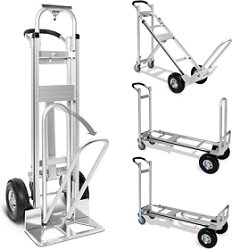 Industrial Convertible Hand Truck – 3-in-1 Aluminum Convertible Hand Truck