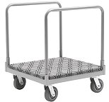 Industrial Cart with Carpeted Deck 1600 lb. Capacity