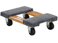 Hardwood Carpet End Dolly 18 In. x 12 In. x 5 In. 900 Lb. Capacity