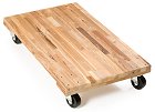 EZ Roll Solid Deck Hard Wood Moving Dollie