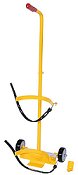 Steel Fire Extinguisher Carrier 100 Lb. Capacity Yellow