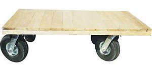 Industrial Dolly with Pneumatic Casters
