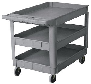Three Shelf Structural Foam Service Cart 