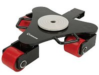 Multi-Directional Machinery Mover with 360° Rotation, 4400-Lb. Capacity, 3 Rollers