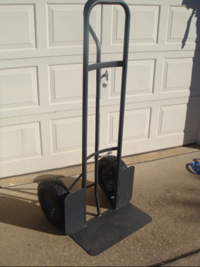Milwaukee Hand Trucks 49977 Hoss Boss with 15-Inch Pneumatic Tires and Wheel Guards 