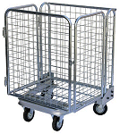 Vestil ROL Folding Steel Wire Cage Cart