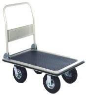 Wesco Folding Platform Cart with 8 Inch Pneumatic Wheels