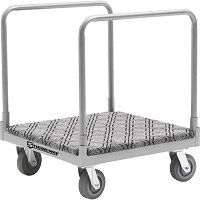 Industrial Cart with Carpeted Deck 1600 lb. Capacity