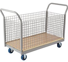Side-Panel Platform Cart — 2000-Lb. Capacity, 48in.L x 24in.W