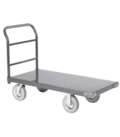 Heavy Duty Steel Platform Cart 8 inch Pneumatic Wheels