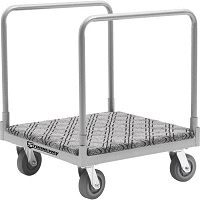 Industrial Cart With Carpeted Deck