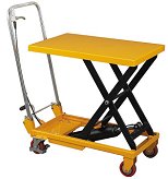 Wesco Scissor Lift Table with Folding Handle