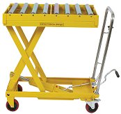 Wesco Scissor Table with Roller Top