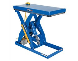 Vestil Electric Hydraulic Scissor Lift Table 3000 Lb Load 24