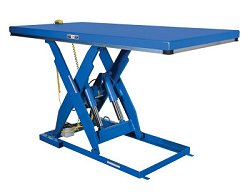Vestil Electric Hydraulic Scissor Lift Table 2000 Lb Load 48