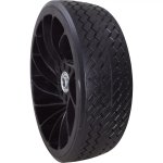 Marathon Tire Flat-Free Plastic Flex Wheel with Rubber Tread