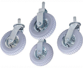 Stem Casters Set of (4) Full Pneumatic 1200 Lb. Cap.